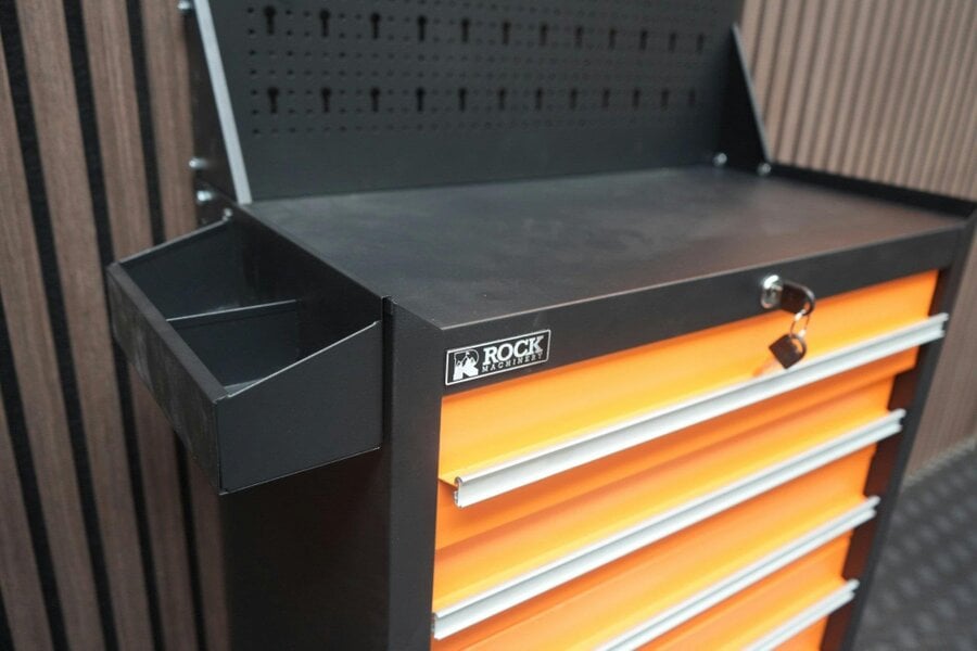 Rock Machinery Rock RT-083 24" Steel tool chest with 4 drawers and backboard