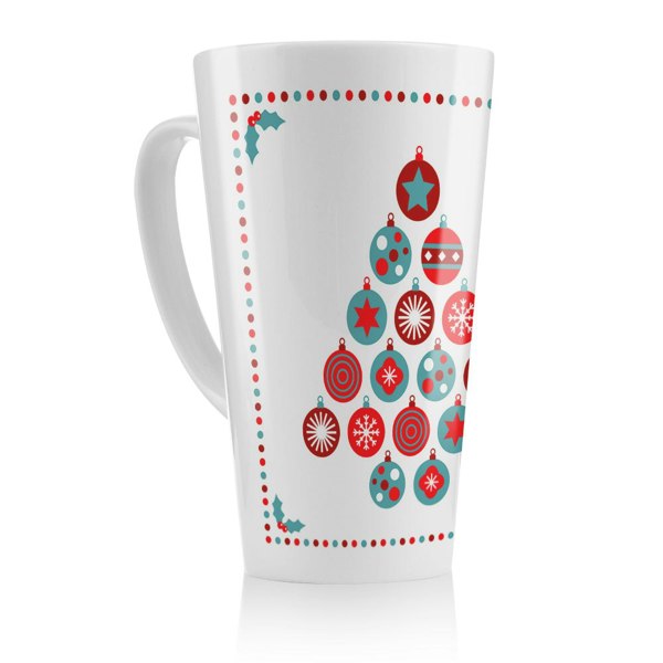 Benjamin Tate Design Seasonal Christmas Dining Latte Mug