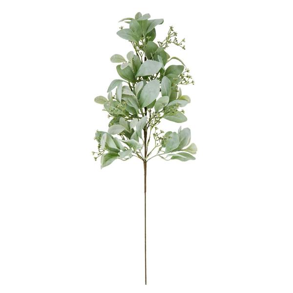 Wyld Haus Set of 3 Artificial Large Winter Sprig With Lambs Ear And Wax Flower