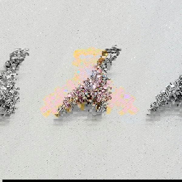 Hair Clamp in Pink Gold