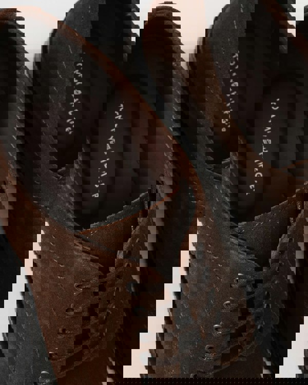 Tommy Hilfiger Corporate Hilfiger Mens Suede Derby Shoes - Cocoa