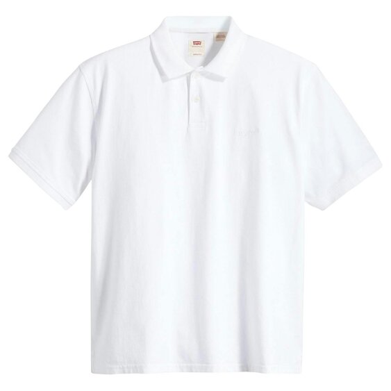 Ben Sherman Mens Cotton Relaxed Fit Polo Shirt - Bright White