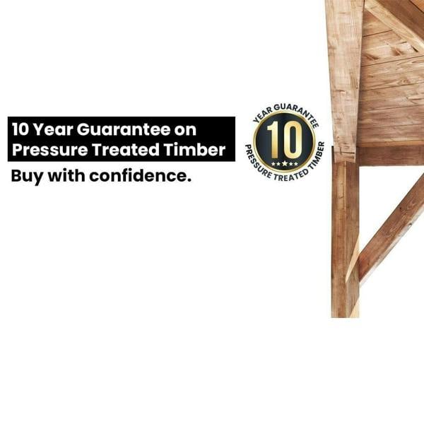 Dunster House Wooden Gazebo Kit Louvre Walled 2.5m x 2.5m Heavy Duty Garden Shelter Roof Shingles Leviathan