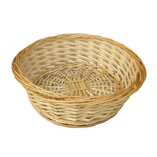 Round Wicker Tray