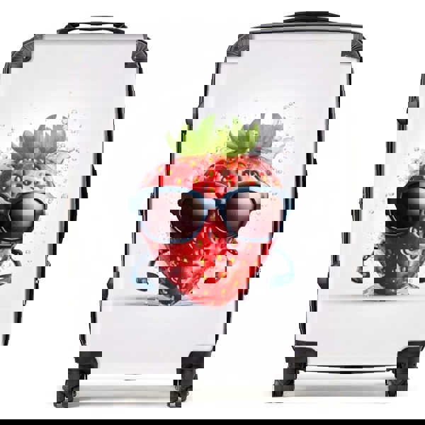 Warren Reed Strawberry In Glasses Suitcase