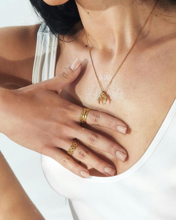 Elk & Bloom Linked Legacy Skinny 14K Gold Chain Ring