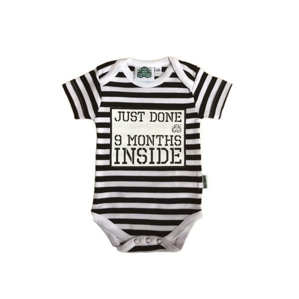 Lazy Baby Just Done 9 Months Inside® Newborn Organic Vest