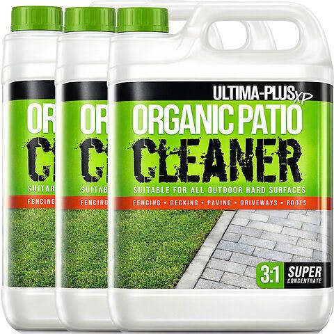 Ultima Plus XP Ultima-Plus XP Organic Path and Patio Cleaner Concentrate Fluid Completely Safe for Pets and Children, Decking and Fencing 15L