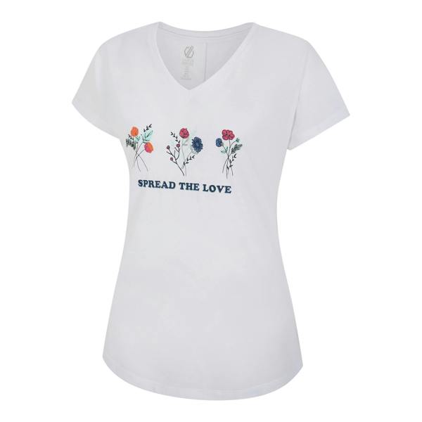 Regatta Womens/Ladies Calm Floral T-Shirt - White - 