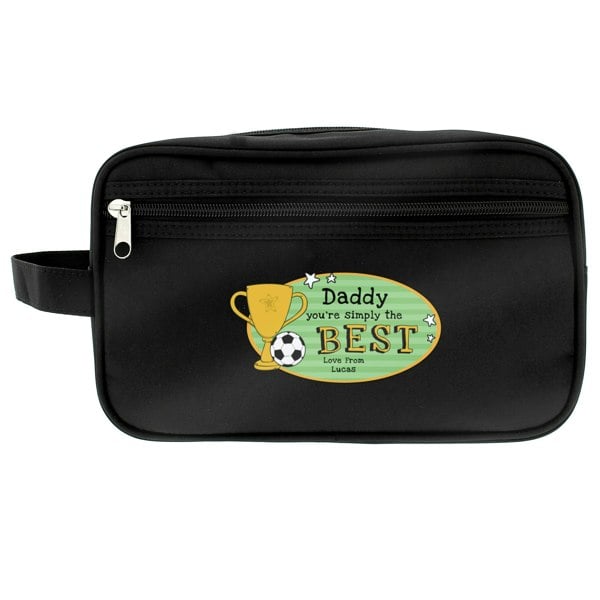 Personalised Memento Company Personalised Simply The Best Toiletry Bag