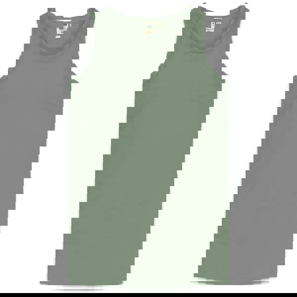 Duke Mens D555 Fabio 2 Kingsize Tank Top - Khaki