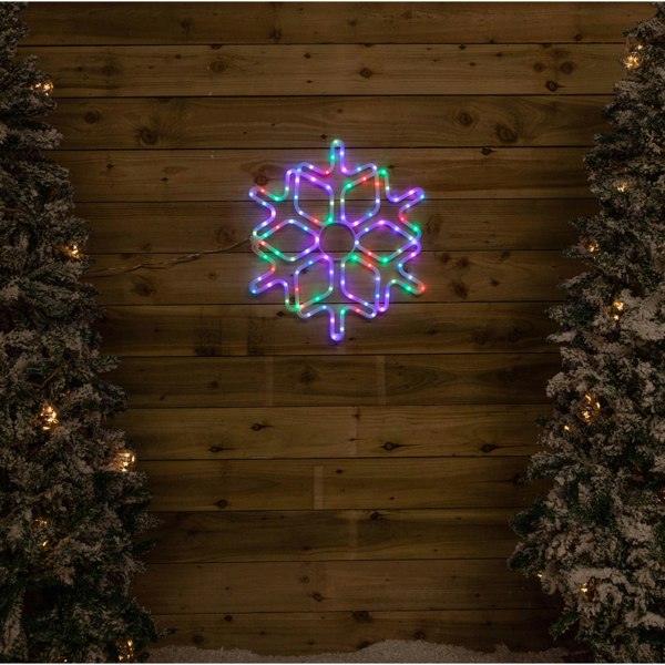 Samuel Alexander 57cm RGB Digital Light up Christmas Snowflake with Remote Control & Timer Function