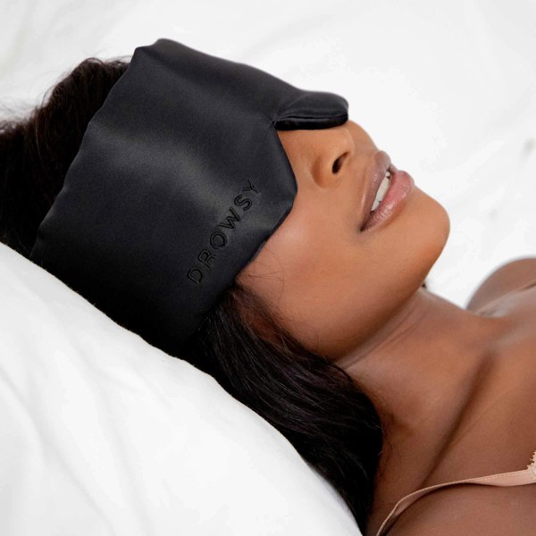 Drowsy Sleep Co Silk Sleep Mask - Black Jade