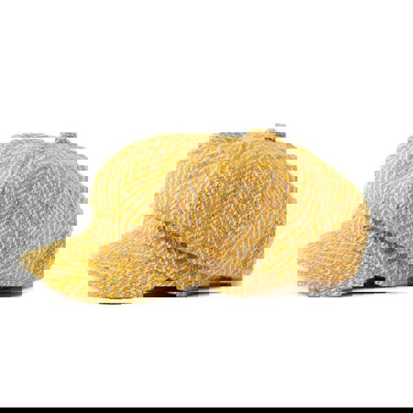 Donegal Herringbone Baker Boy Cap in Yellow | Heritage Traditions