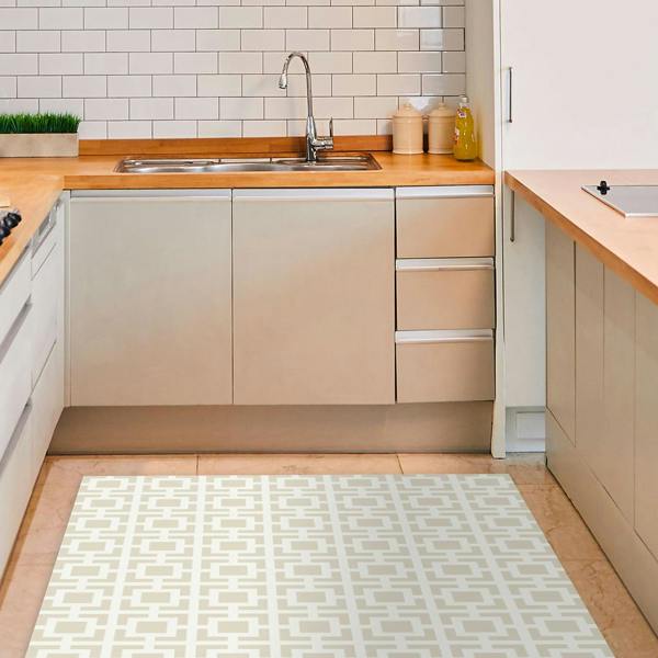 WALPLUS WFM6215 - Interconnected Square Seamless Pattern Mat