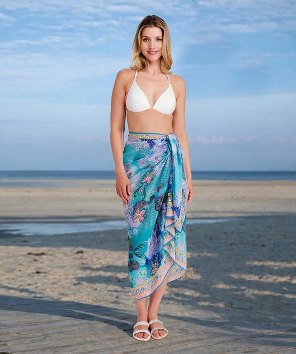Pia Rossini Ravenna -  Paisley Print Beach Sarong