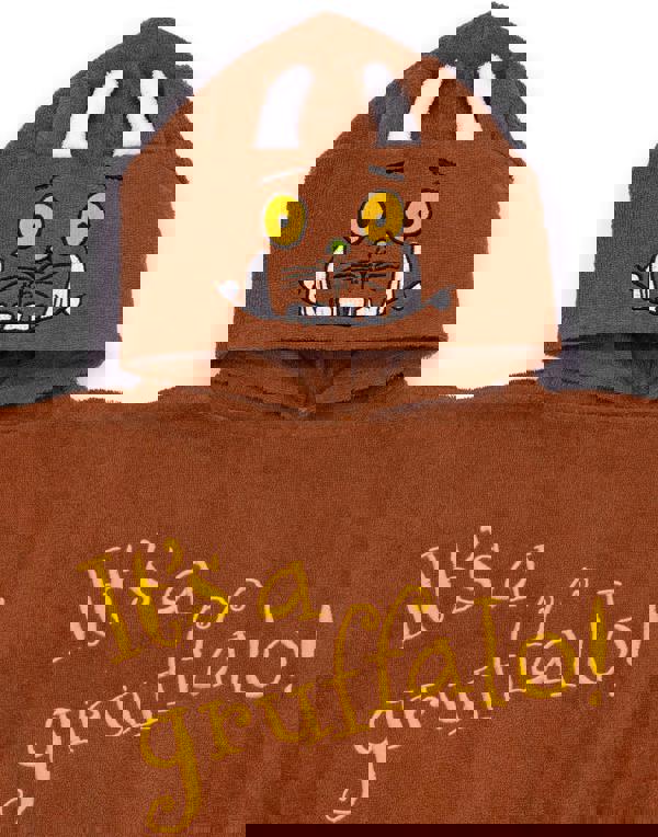 Vanilla Underground Gruffalo & Friends Unisex Kids Brown Poncho Towel (One Size)