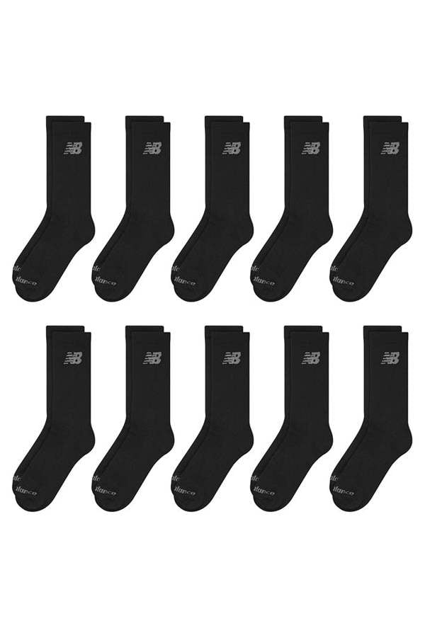 New Balance 10-Pack Cushioned Crew Socks