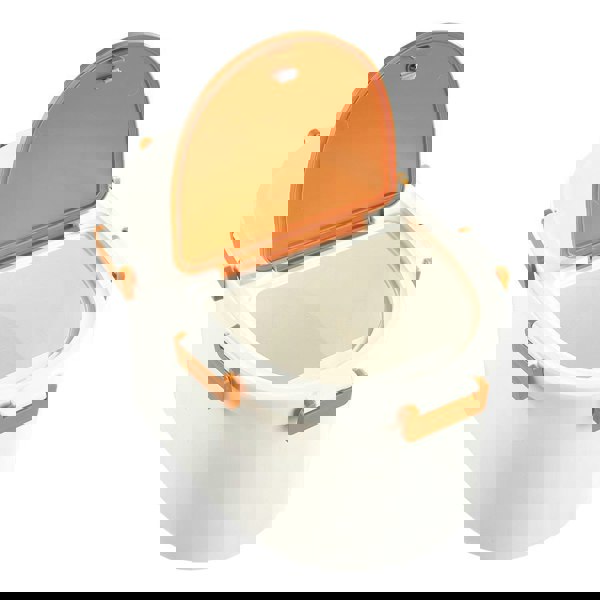 Airtight Flat-Top Pet Food Storage Bin for Dogs and Cats - 4-6kg Capacity Living and Home