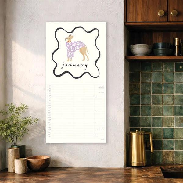 Caroline Gardner, Dogs Family Planner 2027, Family Planners, Month To View, Dogs, Gift