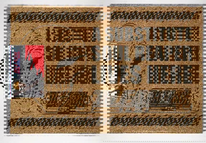 Vanilla Underground Bleach Unisex Brown Soul Reaper Graphic Coir Door Mat (One Size)