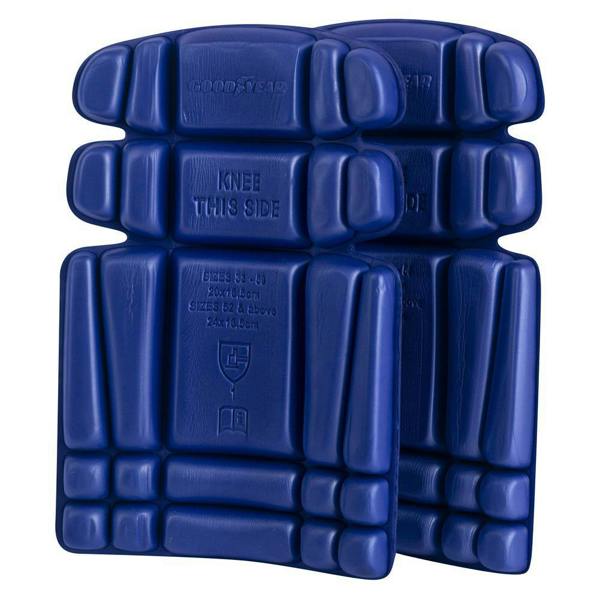 Goodyear Ergonomic Hardwearing Knee Pads (Pack of 2) - Blue