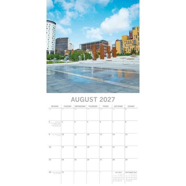 Birmingham Calendar 2027, Wall Calendars, Month To View, Travel, Gift