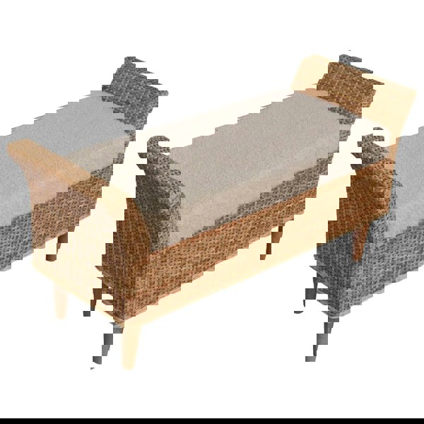 Artisan Furniture Solid Wood Riviera Woven Bench