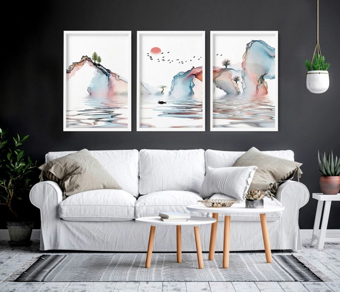 Japan print | set of 3 framed wall art