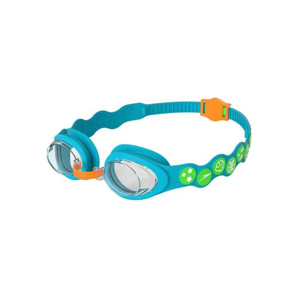 Speedo Sea Squad Junior Spot blue orange swim goggles for kids
