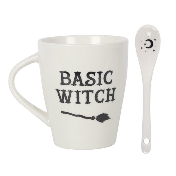 Serano Basic Witch Mug and Spoon Set