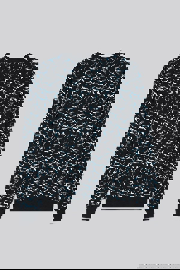 ENORSIA Men's Crack Print Sweatshirt