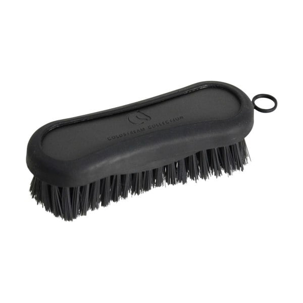 Coldstream Faux Leather Face Brush - Charcoal/Black