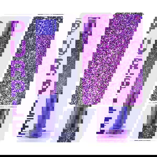 Nova Baby Purple Glitter Lamp