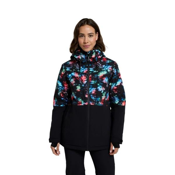 Animal Womens/Ladies Edge Graphic Print Ski Jacket - Coral - 