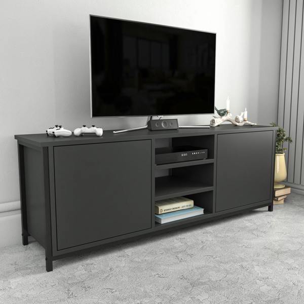 Decorotika Otis Modern Tv Stand TV Cabinet for TV's up to 63"