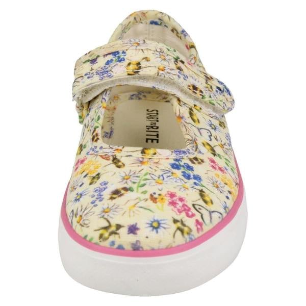 Start-rite Girls Startrite Summer Canvas Shoes Blossom Bees