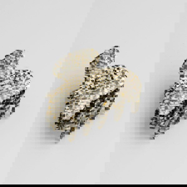 Mini Hair Claw Clip in 5cm Prada Style Handmade French Hair Accessories at Tegen Accessories