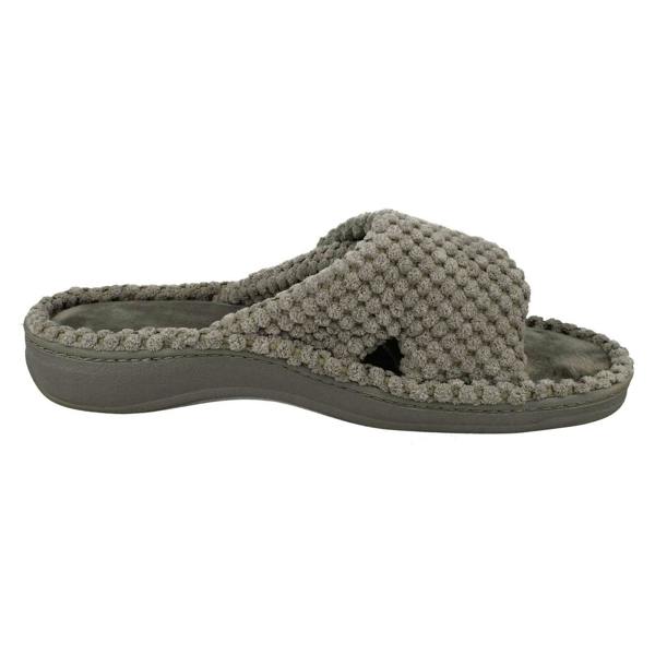 Padders Ladies Padders Cross Detailed Adjustable Mule Slippers Flo