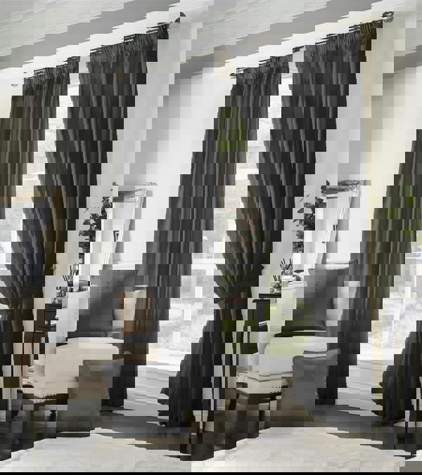 Luxury Living Adi Lined Pencil Pleat Curtains