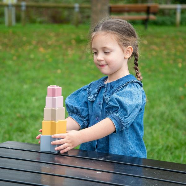 tickit SiliSoft® Star Stacking Cups (Earth)