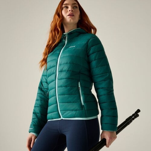 Regatta Womens Marizion Hooded Padded Jacket - Mediterranea