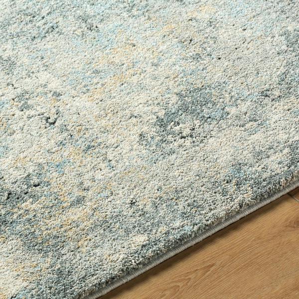 Livabliss Avellino-Abstract Blue Grey Beige Modern Marble High Pile Rug