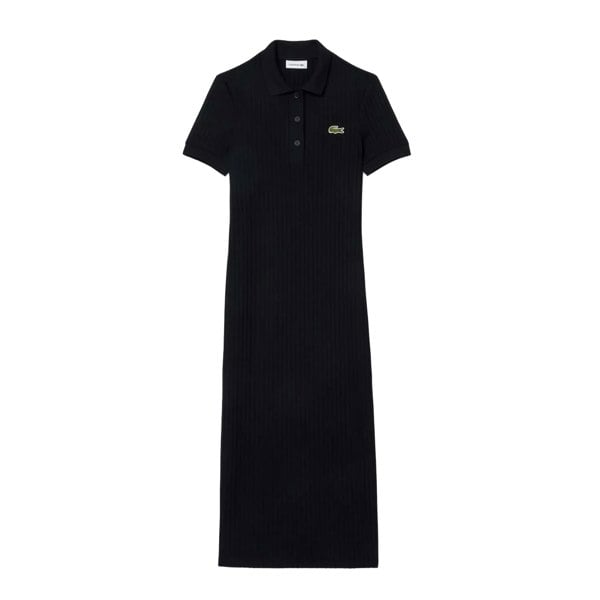 Lacoste Womens/Ladies Polo Slim Dress - Black