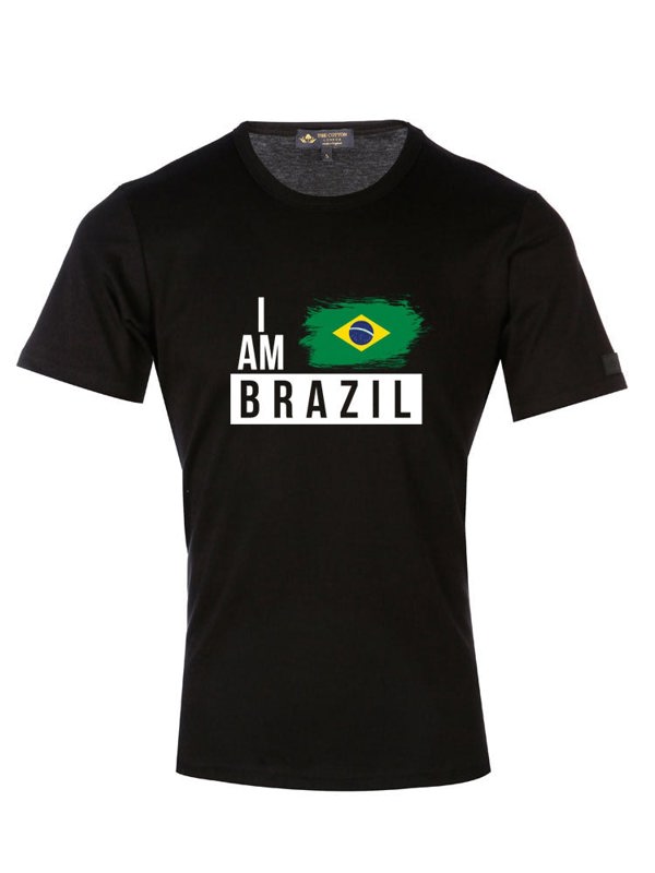 Supima Cotton Brazil Country Football T-shirt