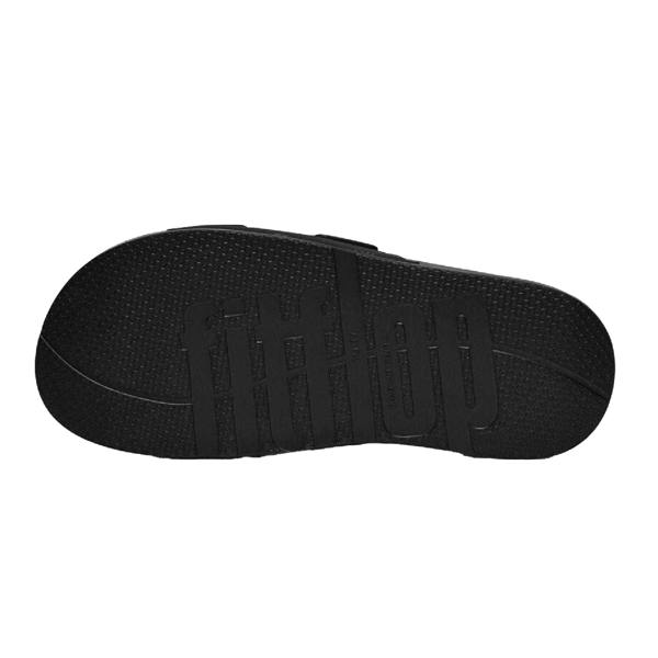 Fit Flop Mens Iqushion Sliders - Black - 