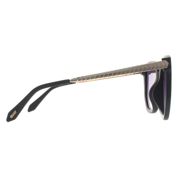 Quay Sunglasses Coffee Run BLK Black Smoke Polarized