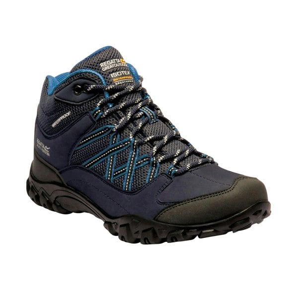 Regatta Womens/Ladies Edgepoint Waterproof Walking Boots - Navy/Petrol