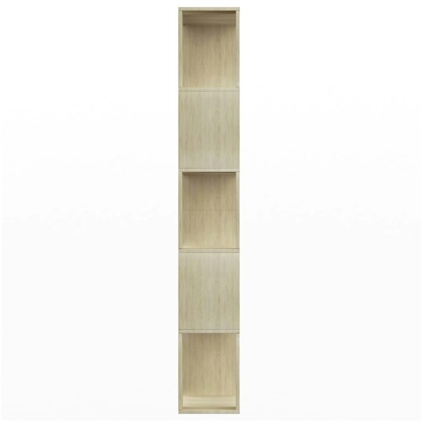 Berkfield Book Cabinet/Room Divider Sonoma Oak 80x24x159 cm Engineered Wood