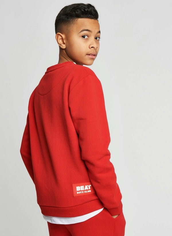 Beat Boyz Club Nemesis Cargo Sweat Top - Red